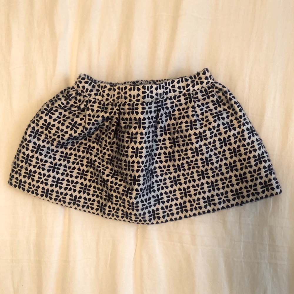 OshKosh Navy and Silver skirt 18month